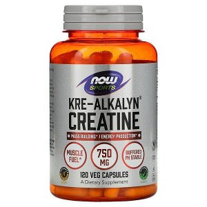 Now Foods, Sports, Kre-Alkalyn Creatine (креалкалин креатин), 120 капсул