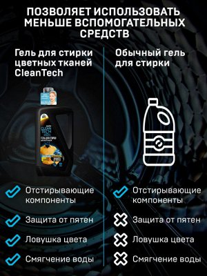 SALTON CleanTech Гель для стирки цветных тканей, 750 мл
