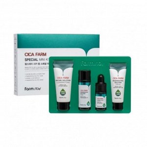 Farm Stay Cica Farm Special Mini Kit Набор успокаивающих миниатюр с центеллой 4шт в 1