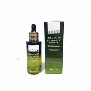 Farm Stay Derma Cube Centella Madeca Ampoule Ампульная сыворотка для чувствительной кожи лица 55мл