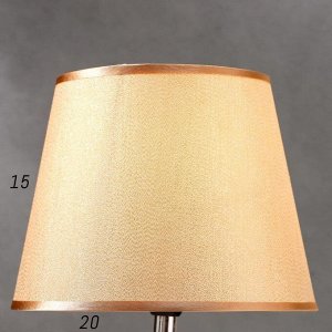 RISALUX Лампа настольная 16609/1GD E14 40Вт золото 20х20х33 см