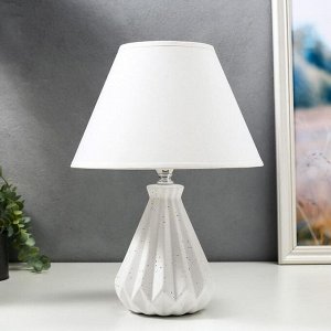 RISALUX Лампа настольная 1860/1WT E14 40Вт белый 25х25х35 см