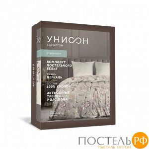 722552 КПБ 1.5 перкаль "Унисон" (70х70) рис. 24085-2/24175-2 Фабиани книжка