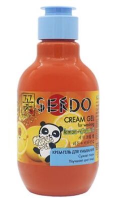 Крем-гель для умывания серии "Sendo" с экстрактом лимона и витамином C 250 мл