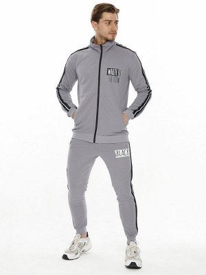 Спортивный костюм трикотажный серого цвета 9153Sr