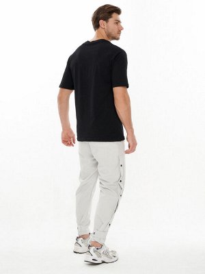 Костюм штаны с футболкой светло-серого цвета 221117SS