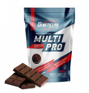 Протеин мультикомпонентный со вкусом шоколада Multi Pro chocolate GeneticLab 1000 гр.