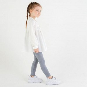 Леггинсы для девочки MINAKU: Casual Collection KIDS, цвет серый, рост 98 см
