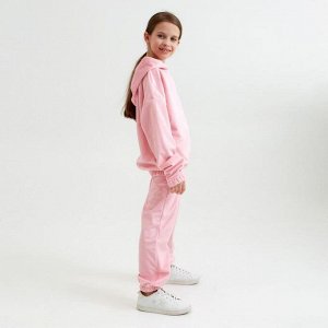 Костюм для девочки (худи, брюки) MINAKU: Casual Collection KIDS цвет розовый, рост 104