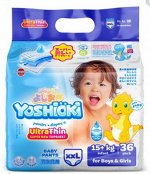 Подгузники-трусики Y O S H I O K I™ ULTRA THIN NEW+  XXL-36