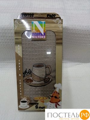 N0051/04 Набор кухонных салфеток NILTEKS (1шт) (40*60) кофе
