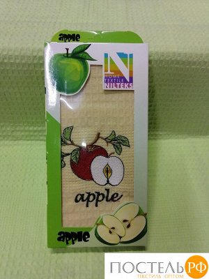 N0051/03 Набор кухонных салфеток NILTEKS (1шт) (40*60) яблоко (в ассортименте)