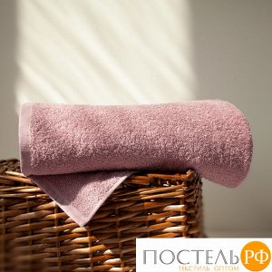 Полотенце однотон без бордюра Eleganta (Venera) 360 г/м2, 70х130 см (15-1611 пыльная роза)