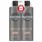 SYOSS Спайка MEN CONTROL&amp;CARE 2в1 шампунь + шампунь