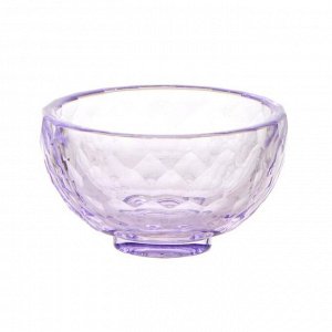 Подсвечник стекло на 1 свечу "Чаша" фиолетовый 3,3х6х6 см