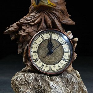 Часы настольные "Каминные. Голова орла", 22 х 15 х 29 см