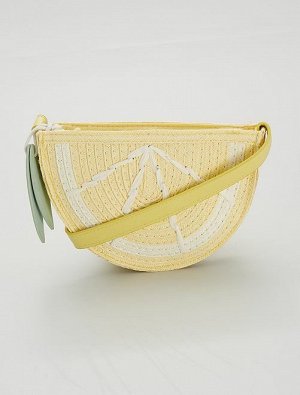 Плетеная сумка 'лимон'