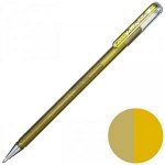 Ручка гелевая &quot;Pentel Hybrid Dual Metallic&quot; 1.0 мм, чернила &quot;хамелеон&quot;, корп. золото арт. K110-DXX