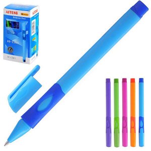 Ручка шарик "Mazari" 0.7 мм для левшей, синяя корпус плост. трехгран.1/30 арт. AT-1361L