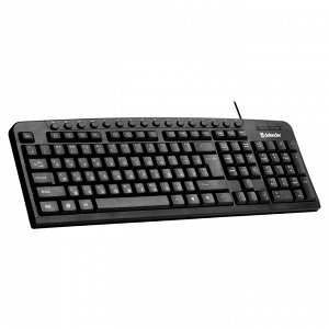 Клавиатура Кл-ра проводная Focus HB-470 RU (черн.) (104+19кн), USB, box-20 45470