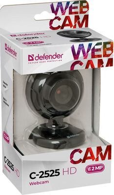 Веб камера Веб камера+микрофон Defender 2.0МПикс C-2525 HD, box-50 63252