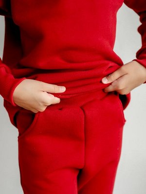 Брюки Описание и параметры
Зауженные утепленные модные брюки из футера с начесом красного цвета . С боковыми карманами и манжетами снизу. Изделие выполнено из трикотажа премиального качества - ПЕНЬЕ, 