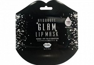 BeauuGreen Hydrogel Glam Lip Mask Pearl Гидрогелевая маска для губ с экстрактом жемчуга 3гр (1шт)