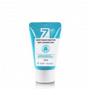 May Island 7 Days Secret Baking Soda Pore Deep Cleansing Foam Глубокоочищающая пенка, 30мл