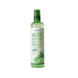 Deoproce Мист для лица и тела Mist Aloe Soothing Face & Body 95%, 410мл