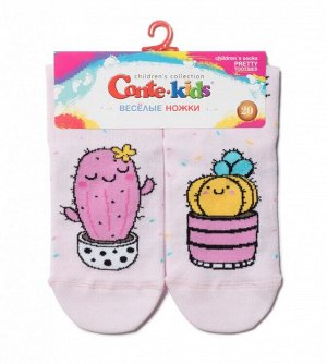 Носки детские для девочки "кактусы"