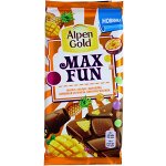 шоколад Альпен Гольд Макс Фан Манго, Ананас, Маракуйя, Взр.карамель, Шип.шарики 150 г 1 уп.х 16 шт.