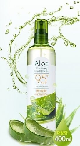 Успокаивающий спрей с 95% алоэ вера для лица и тела Aloe Soothing Face & Body Mist 95%