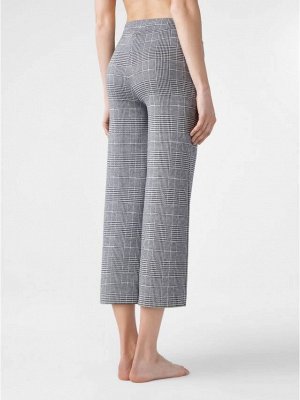 Брюки женские CONTE Кюлоты с высокой посадкой CLASSIC CHIC  19С-866ТСП   Grey-ivory check