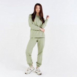 Костюм спортивный женский (худи, брюки) MINAKU: Casual Collection, фисташковый