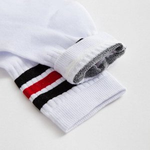 Носки MINAKU «Полоски», цвет белый, (25 см)