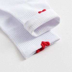 Носки женские MINAKU «Сердечки», цвет белый, размер 36-39 (23-25 см)