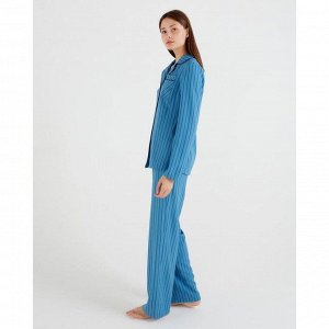 Пижама женская MINAKU: Light touch цвет синий, р-р 42