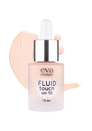 Eva Mosaic Тональный крем-флюид Fluid Touch, тон 01 фарфор