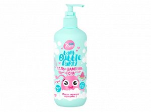 Vilenta 7DAYS  BATH BUBBLE PARTY Гель+шампунь+пена 3-в-1 ПОСЛЕ ВЕСЕЛОЙ ПРОГУЛКИ с Арбузиком, 400 мл NEW