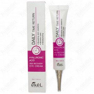 Крем для век антивозрастной восстанавливающий, Ekel Daily Time Return Age Recovery Eye Cream Hyaluronic Acid