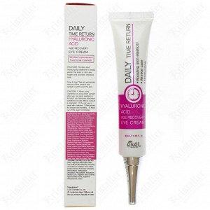 Крем для век антивозрастной восстанавливающий, Ekel Daily Time Return Age Recovery Eye Cream Hyaluronic Acid