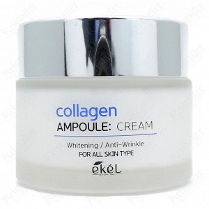 Крем для лица с коллагеном, Ekel Collagen Ampoule Cream