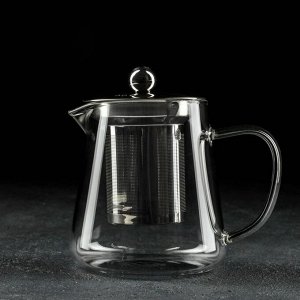 Чайник заварочный «Квадро», 350 мл, металлическое сито