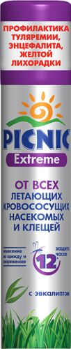 Picnic Extreme Арозоль от всех видов летающих насекомых и клещей 150 см3