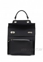 Модель №V120 | кожзам | гладкий | черный | Р775-1 | 28921
