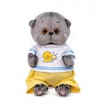 Басик Baby в футболке с улиткой мягкая игрушка