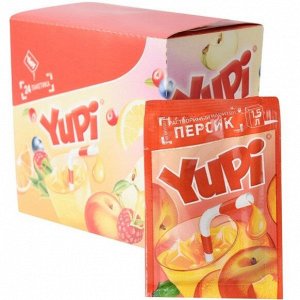"YUPI" (ПЕРСИК) растворимый напиток 15г