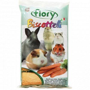 FIORY бисквиты для грызунов Biscottelli с морковью 35 г