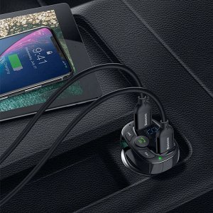 FM-трансмиттер Baseus T-Typed MP3 Car Charger