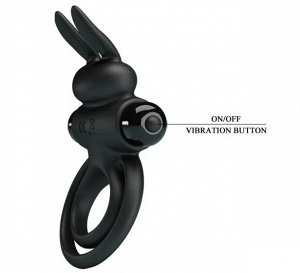Кольцо эрекционное Vibrant Penis Ring III, чёрный